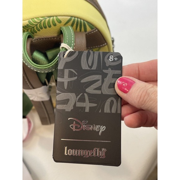 Loungefly Disney Mickey & Friends Jungle Mini Backpack Glow In The Dark Bag NEW! - Picture 7 of 16